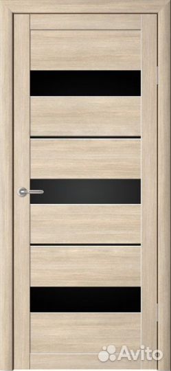 Межкомнатная дверь Прага остеклённая лиственница м