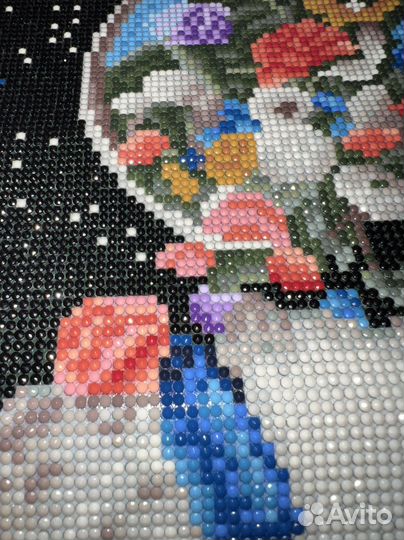 Алмазная вышивка готовая работа