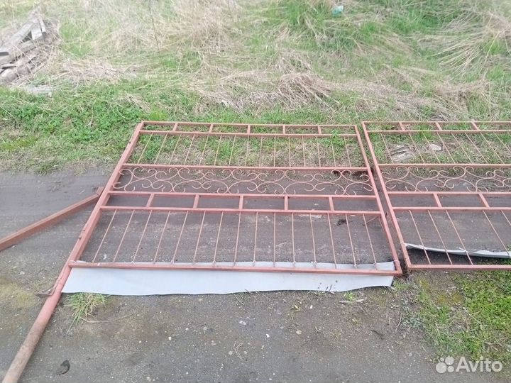 Ворота распашные бу