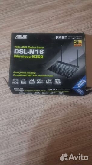 Asus роутер DSL-N16 Wireless-N300