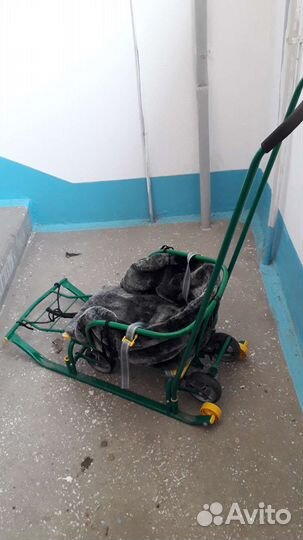 Детские санки с колесами