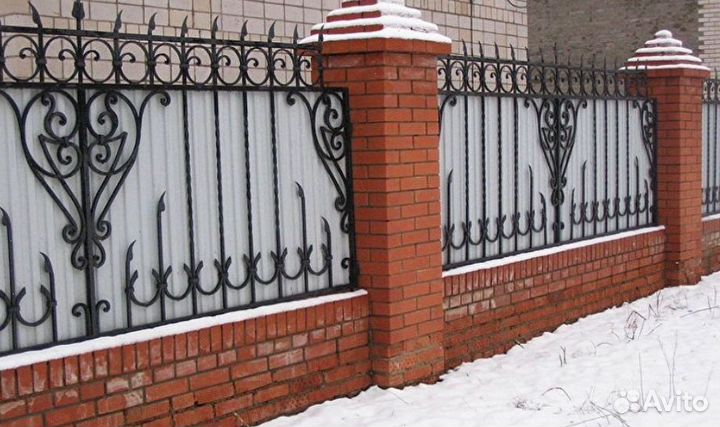Забор металлический профессионально качественно