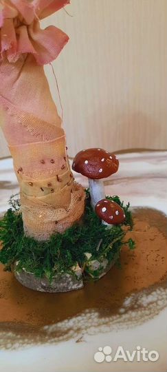 Интерьерный гриб ручной работы