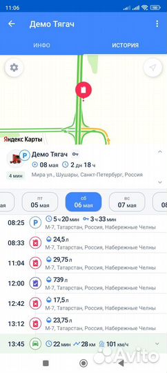 GPS контроль расхода топлива