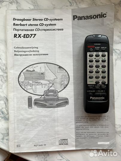 Магнитофон panasonic rx-ed77 cobra