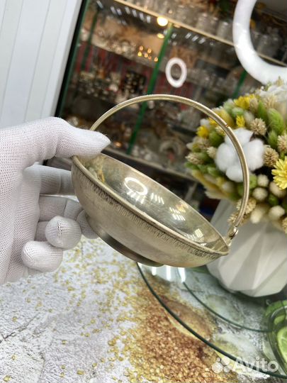 Конфетница мельхиор СССР