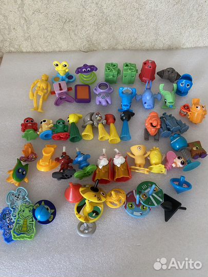 Игрушки из киндера разных серий