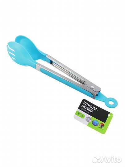 Щипцы-ложка кухонные