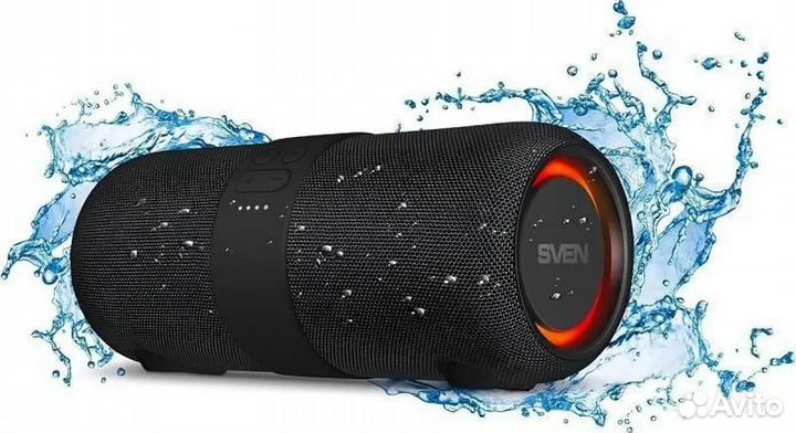 Колонка портативная Sven PS-340, 24Вт, черный sv-021283