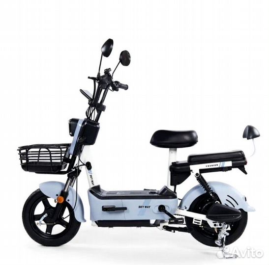 Электроскутер с батареей 48в 20Ач и мощностью 500W