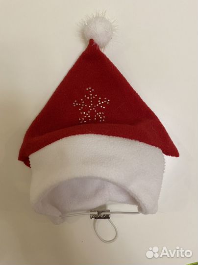 Шапочка новогодняя для собачки