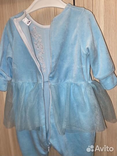 Новогодний Костюм снегурочки детский