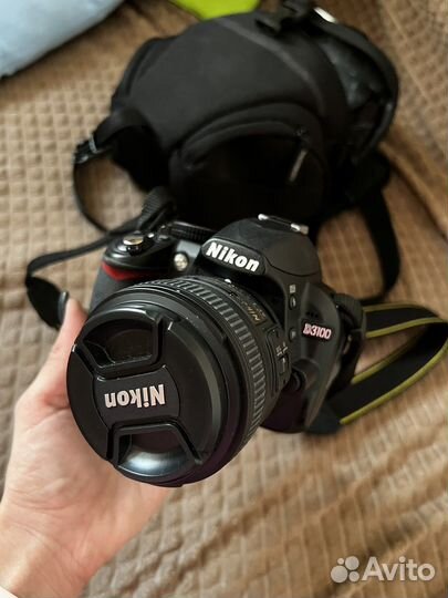 Зерк. фотоаппарат nikon d3100 + объектив 50 мм