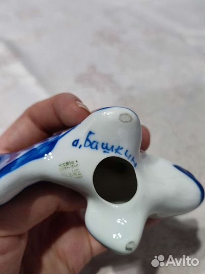 Рыба фигурка, статуэтка гжель