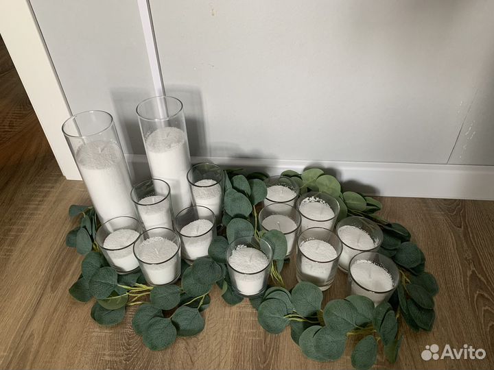 Насыпные свечи / Декор свадебный/ декор на свадьбу