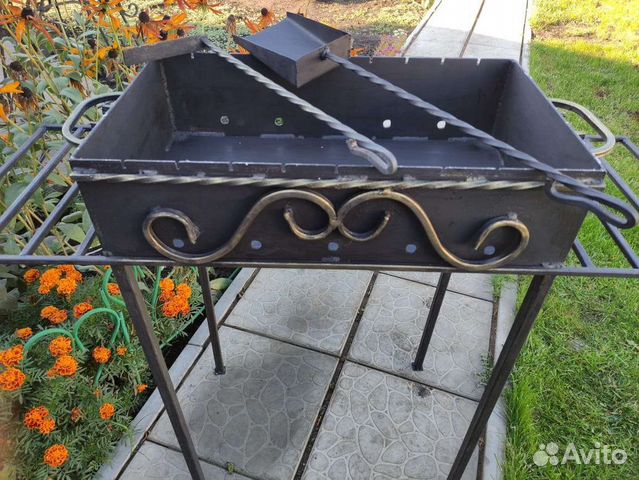 Мангал кованый 3мм б. у