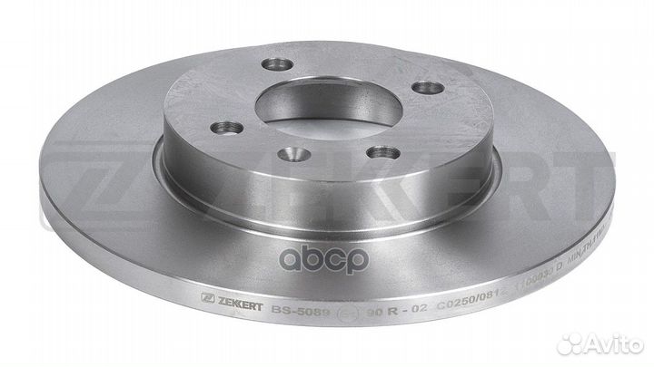 Диск торм. перед. Seat Toledo I 95- VW Golf III IV