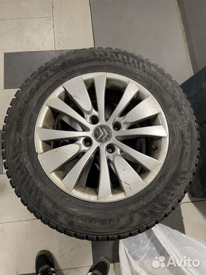 Колеса Citroen Peugeot с зимней резиной Nokian