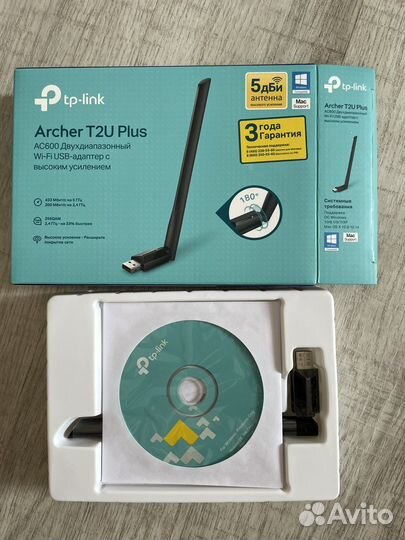 Wi-Fi USB-адаптер Tp-link Archer T2U Plus