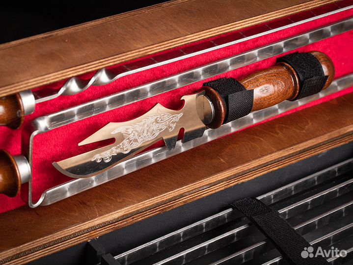 Комплект шампуров Пикник подарочный набор