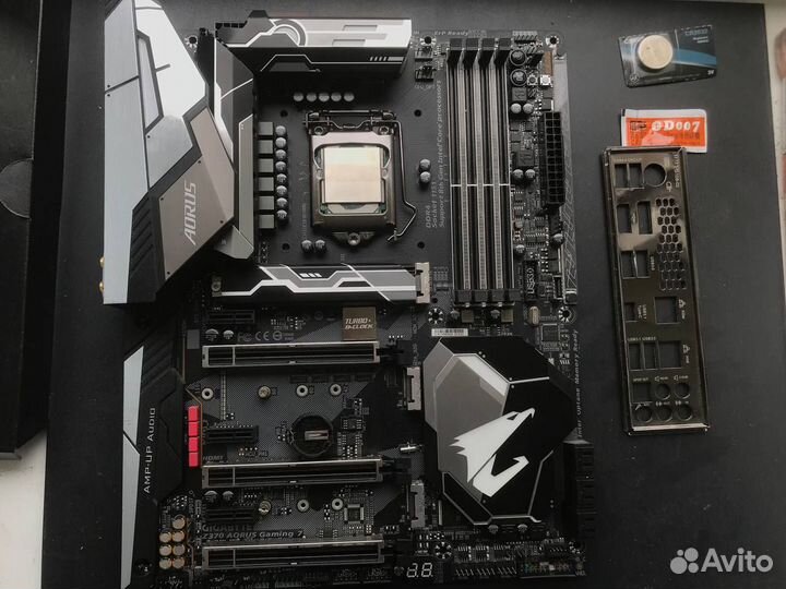 Комплект i9 9980hk + Z370 aorus Gaming 7