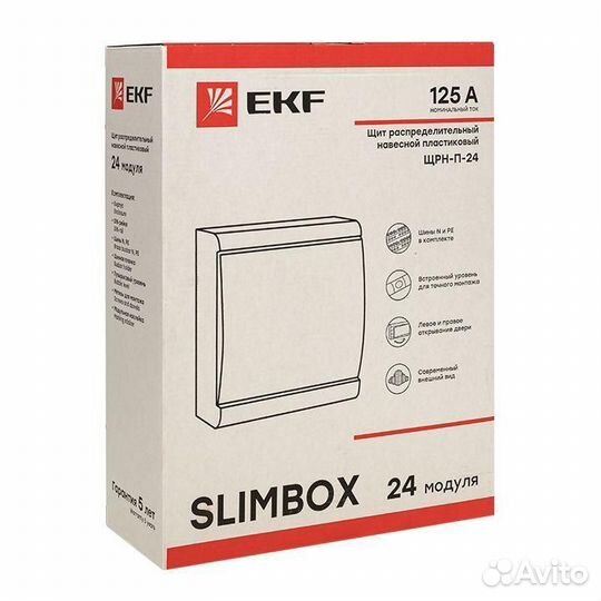 Щит ЩРН-П-24 «SlimBox» IP41 PROxima EKF sb-n-24