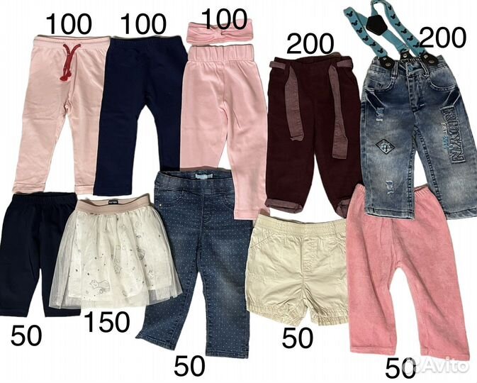 Пакет вещей детских