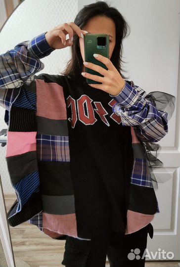 Рубашка пэчворк