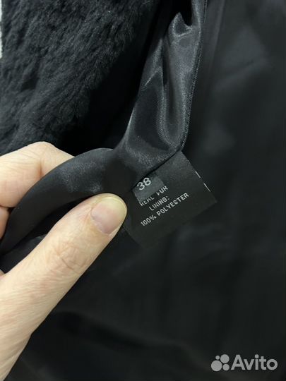 Шуба из меха кролика