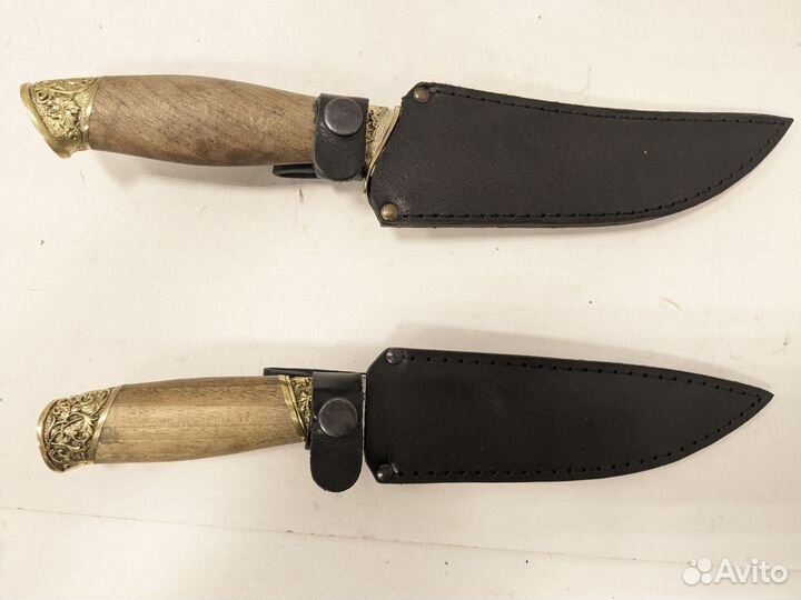 Нож с гардой в чехле. сталь 65 х 13. или х-12 мф