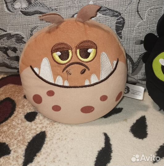 Мягкие игрушки Грозокрыл, Беззубик, Сарделька