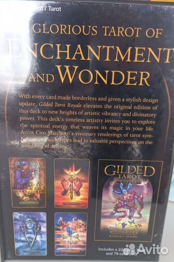 Gilded tarot royale book deck