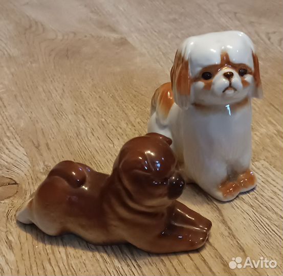 Статуэтки собак фарфор лфз