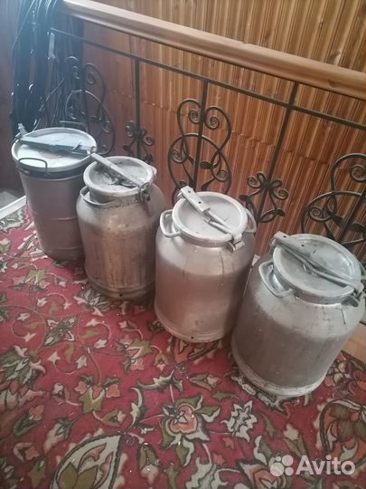 Фляги бидоны алюминиевые бу 40л