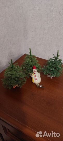 Ёлочки,снеговик, винтаж