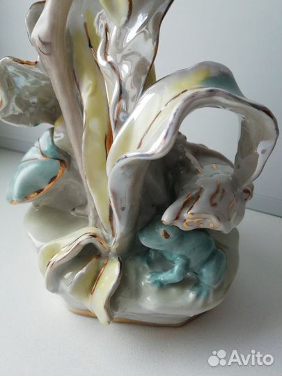 Статуэтка Цапля, Дулево, 66г, СССР