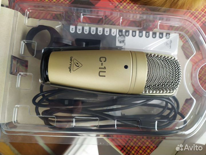Студийный микрофон usb behringer C-1u Новый