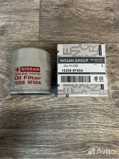 Фильтр масляный Nissan, 15208-9F60A