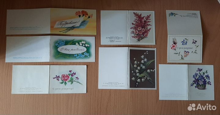 Миниоткрытки СССР