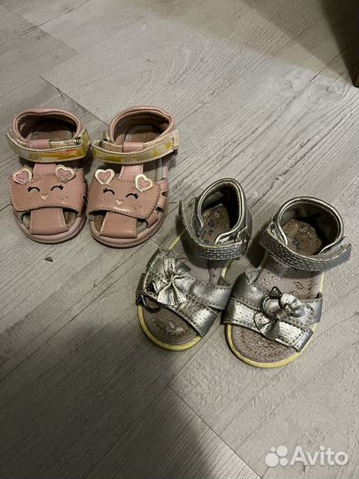 Сандалии для девочки 22 размер