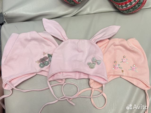 Шапочки летние для девочки