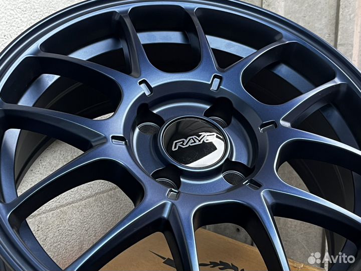 R15 #Диски Rays Racing 4x100 #Синий