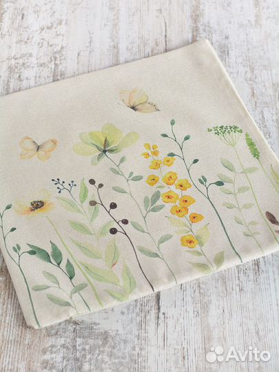 Наволочка декоративная Цветы полевые