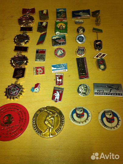 Значки СССР; спорт, туризм, соцлагерь