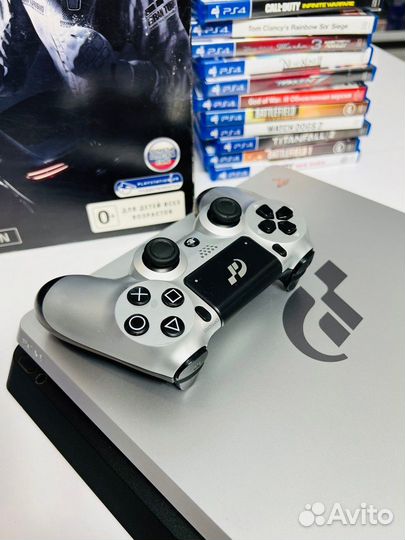 PS4 Slim 1TB 400 Игр Gran Turismo Limited Edition