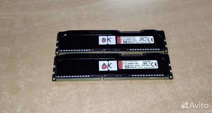 Опер. память ddr3 8gb (4gbx2) 1866 Kingston