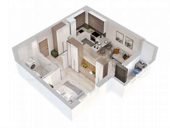 1-к. квартира, 38 м², 17/17 эт.