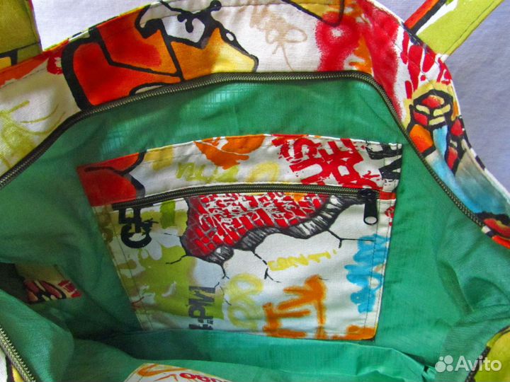 Сумка из ткани - Граффити