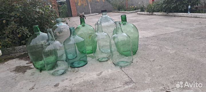 Баллоны стеклянные 10 литров 20 литров