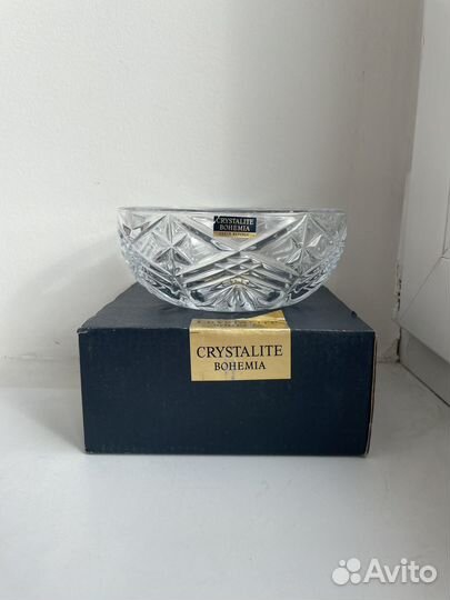 Конфетница crystalite bohemia, новая